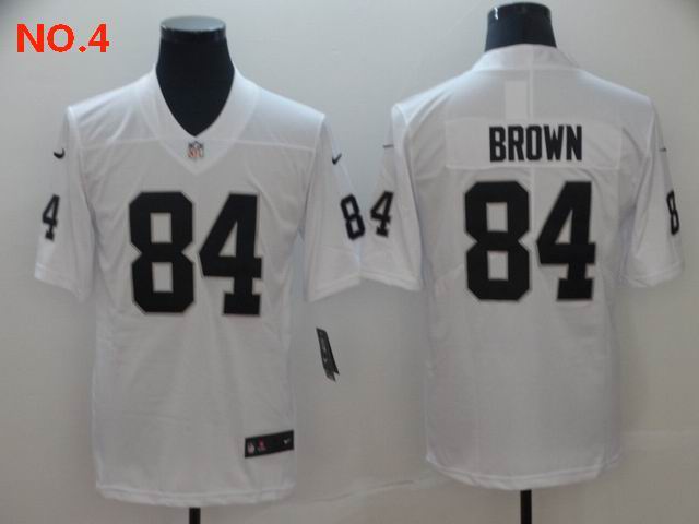 Men's Las Vegas Raiders 84 Antonio Brown Jersey NO.4;